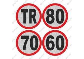 Orjinal REF 120007 60-70-80-TR  YAPIŞTIRMA YAZI KÜÇÜK