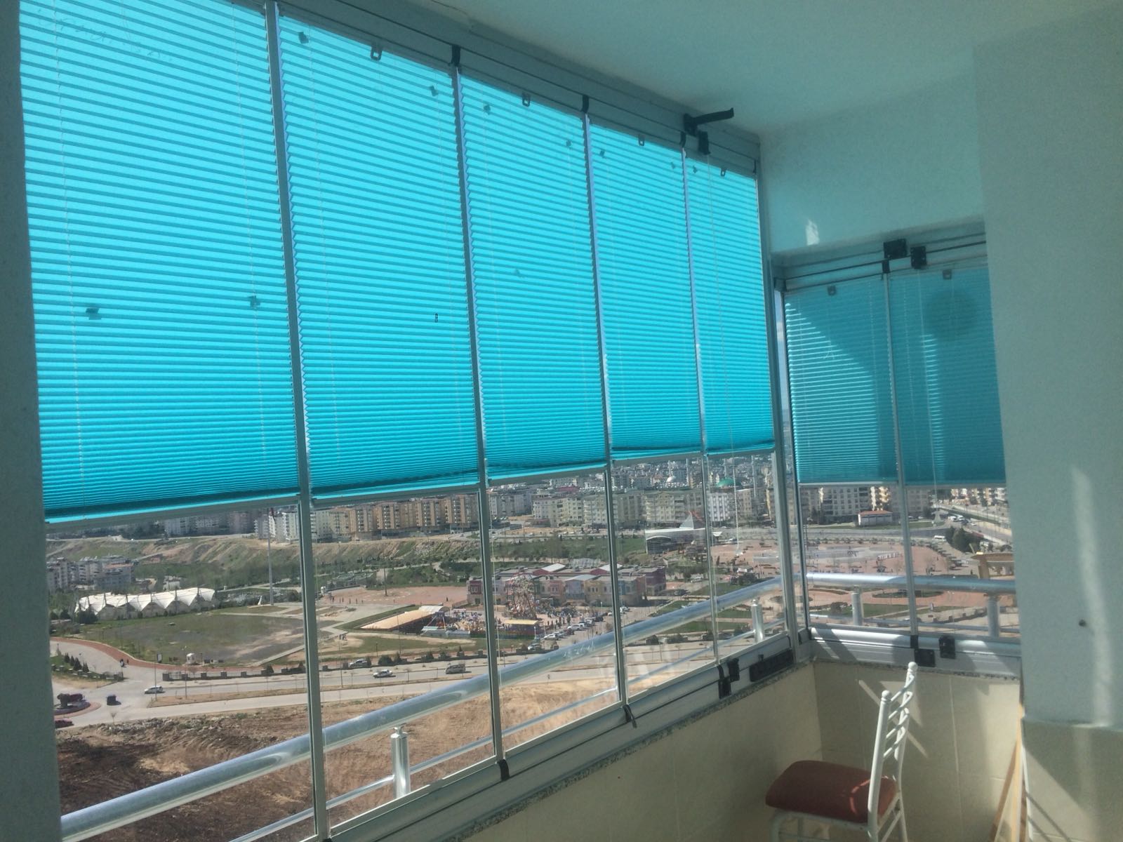 Cam Balkon Plise Perde FTM Yapı Gaziantep