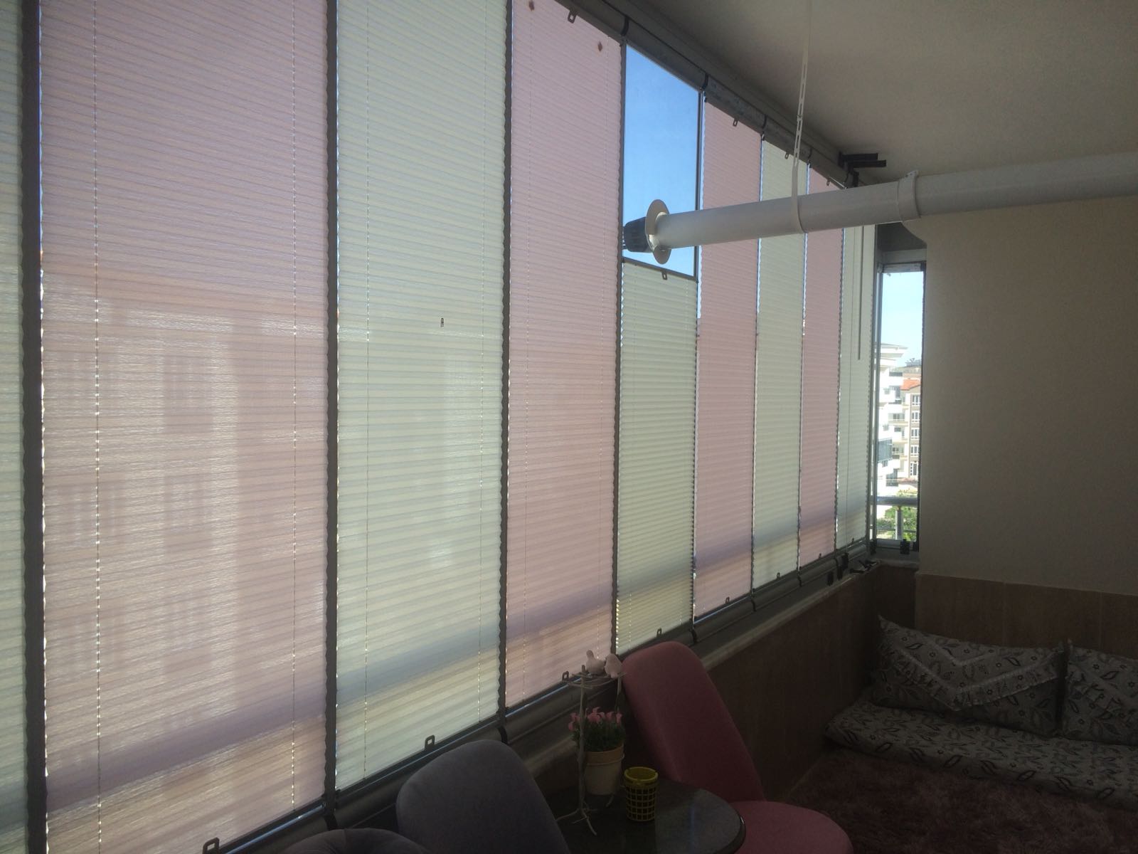 Cam Balkon Plise Perde FTM Yapı Gaziantep