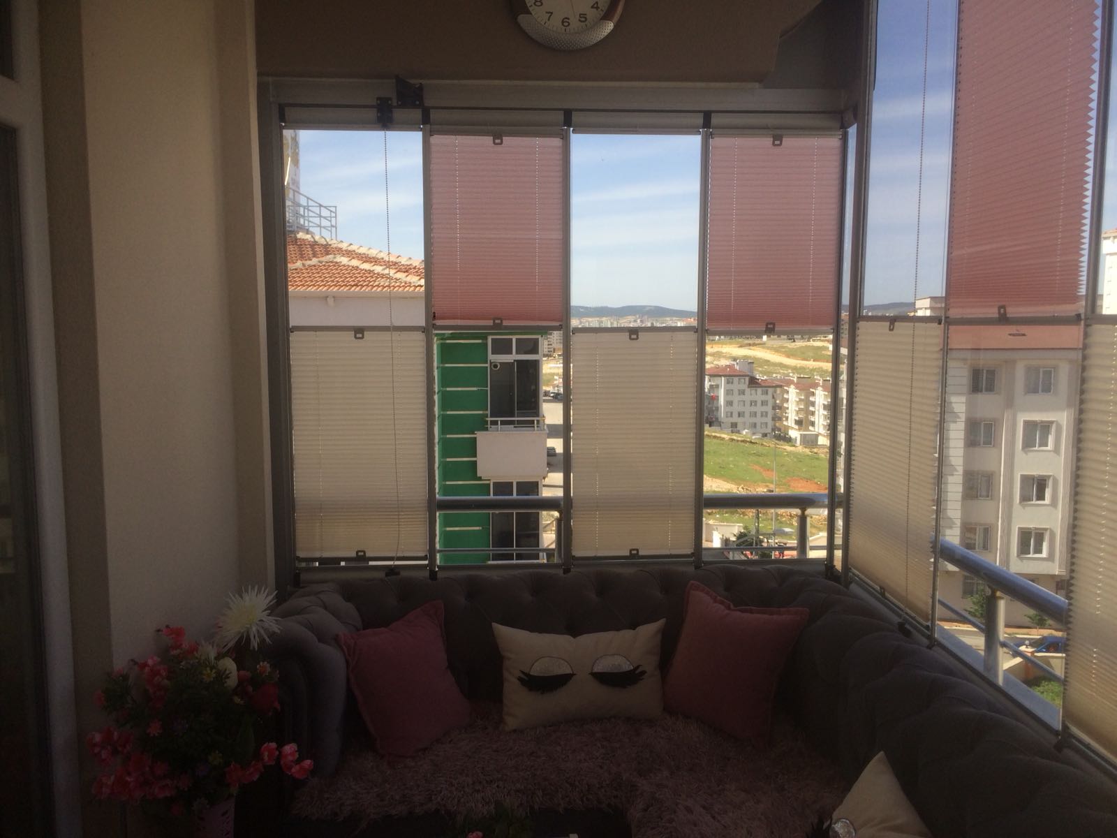 Cam Balkon Plise Perde FTM Yapı Gaziantep